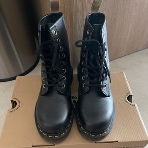 Black Dr Martens booties